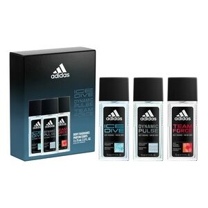 Adidas Men's 3Pc Body Fragrance Holiday Gift Set NWT